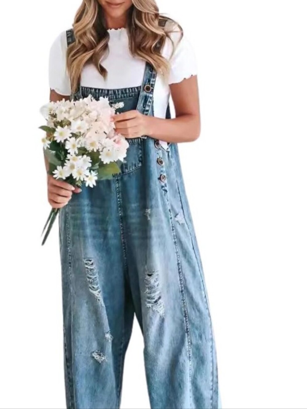 Unbranded (Amazon) Oversized Denim Overalls, S
